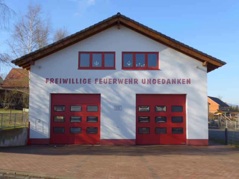 Feuerwehrgerätehaus Ungedanken