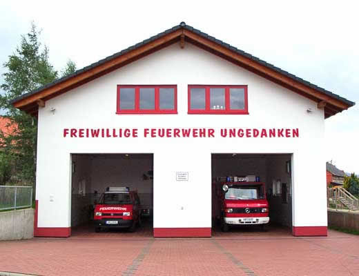 Feuerwehrgerätehaus Ungedanken